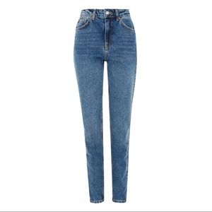 Topshop Mid Blue Mom Jeans
